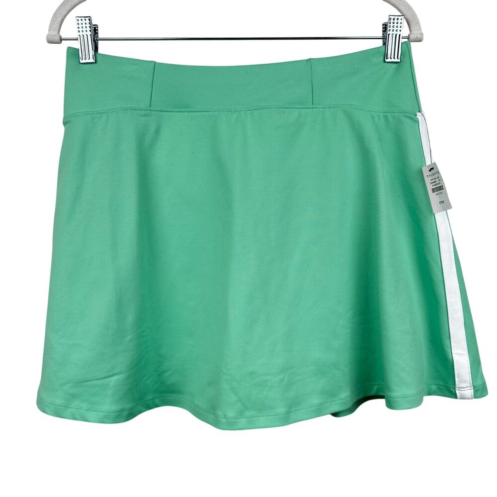 NEW Talbots Skort A-Line UPF Light Green MP Petite Pickleball Tennis Golf Resort